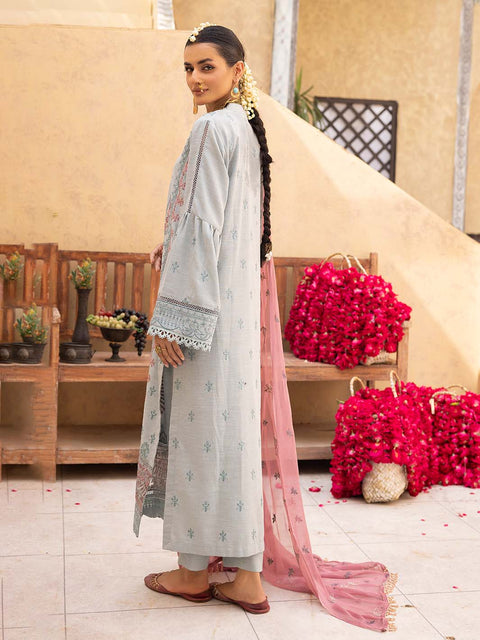 3pc Unstitched - Luxury Embroidered Karandi Collection