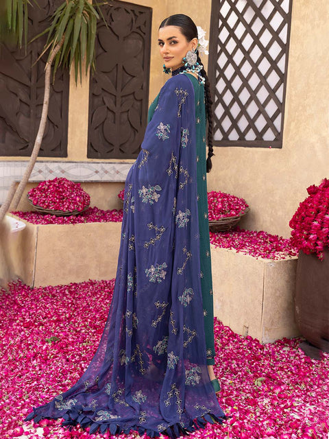 3pc Unstitched - Luxury Embroidered Karandi Collection